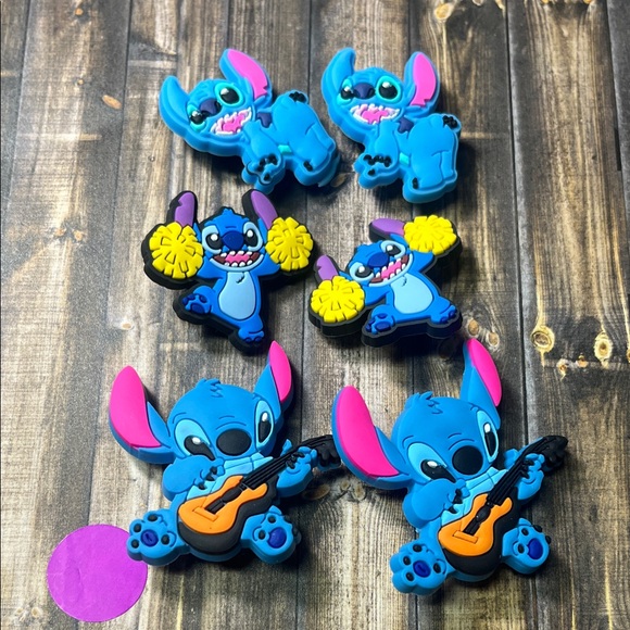 5for$10 Lilo And Stitch Dancing for Croc Shoes 6Pcs Croc Charms Accessories - Picture 1 of 6